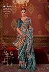 Takshshila By Kreshva P.C Silk With Ikkat Print Saree Online Wholesale